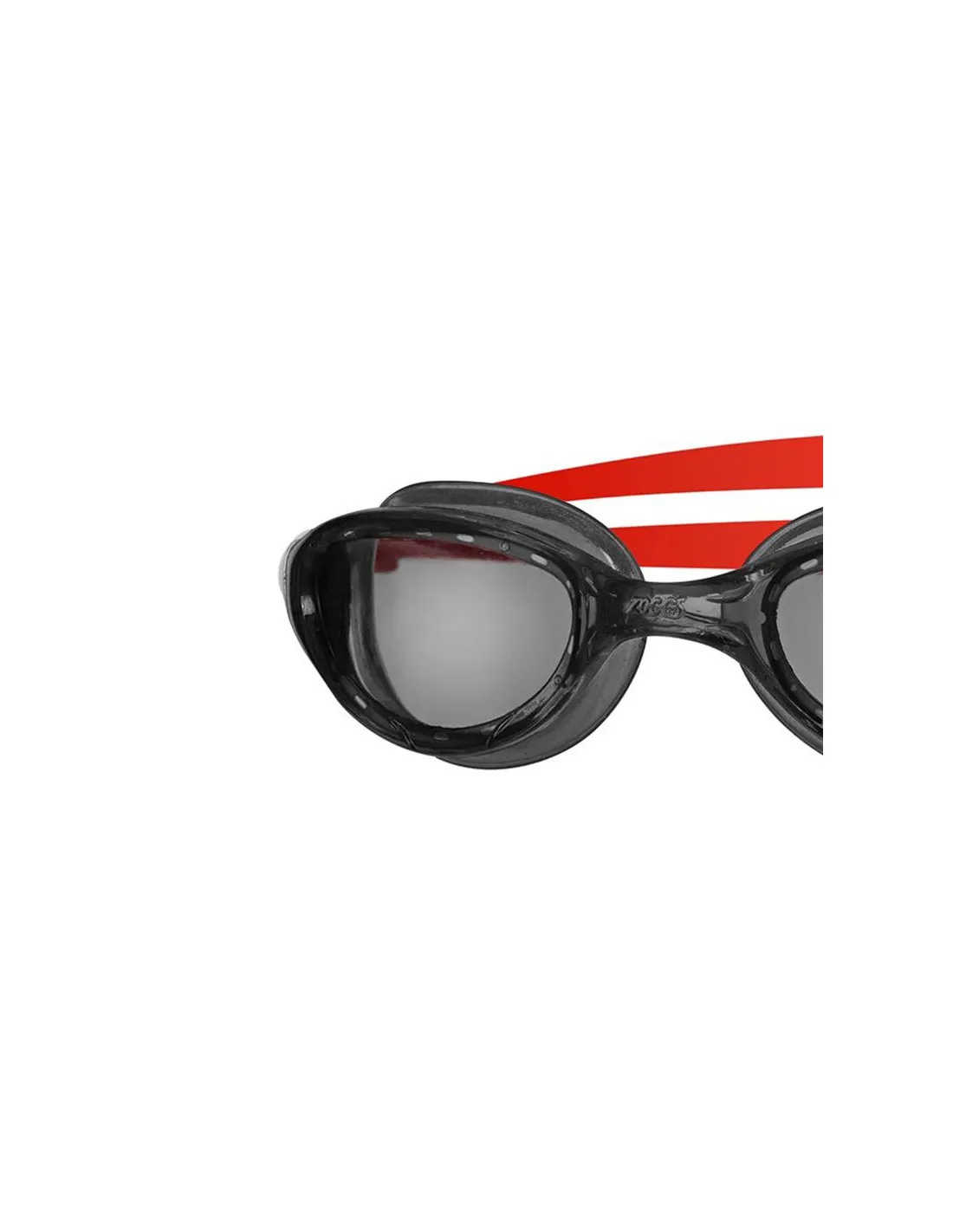 Zoggs Phantom 2.0 Black Red Swimming Goggles