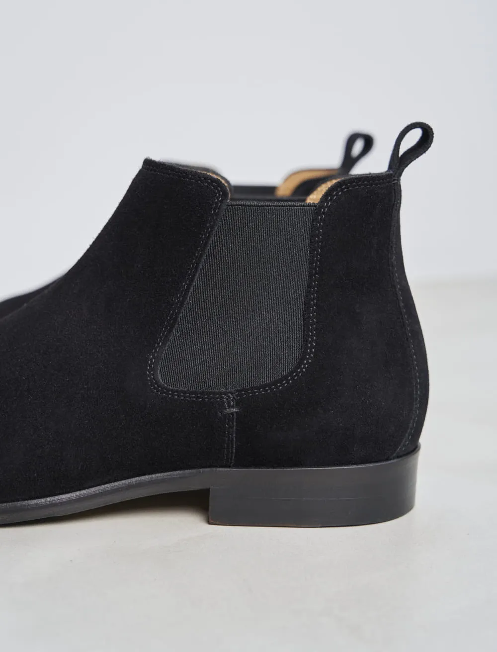 Men's Black Suede Chelsea Boots: The Busy Man