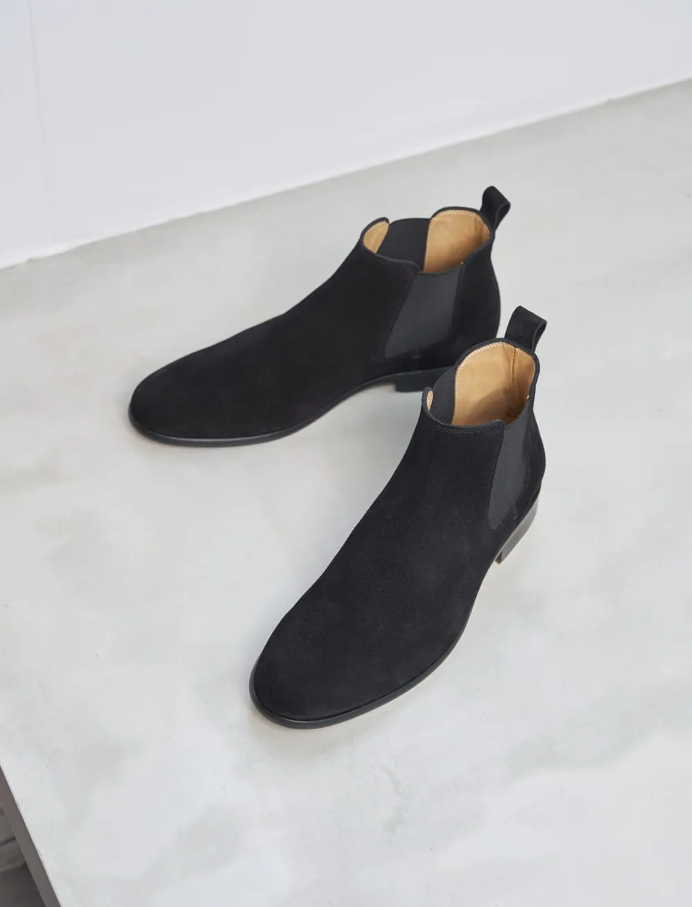 Men's Black Suede Chelsea Boots: The Busy Man