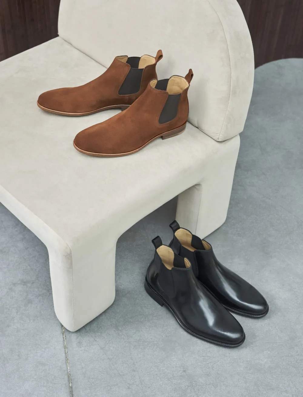 Men's Black Suede Chelsea Boots: The Busy Man