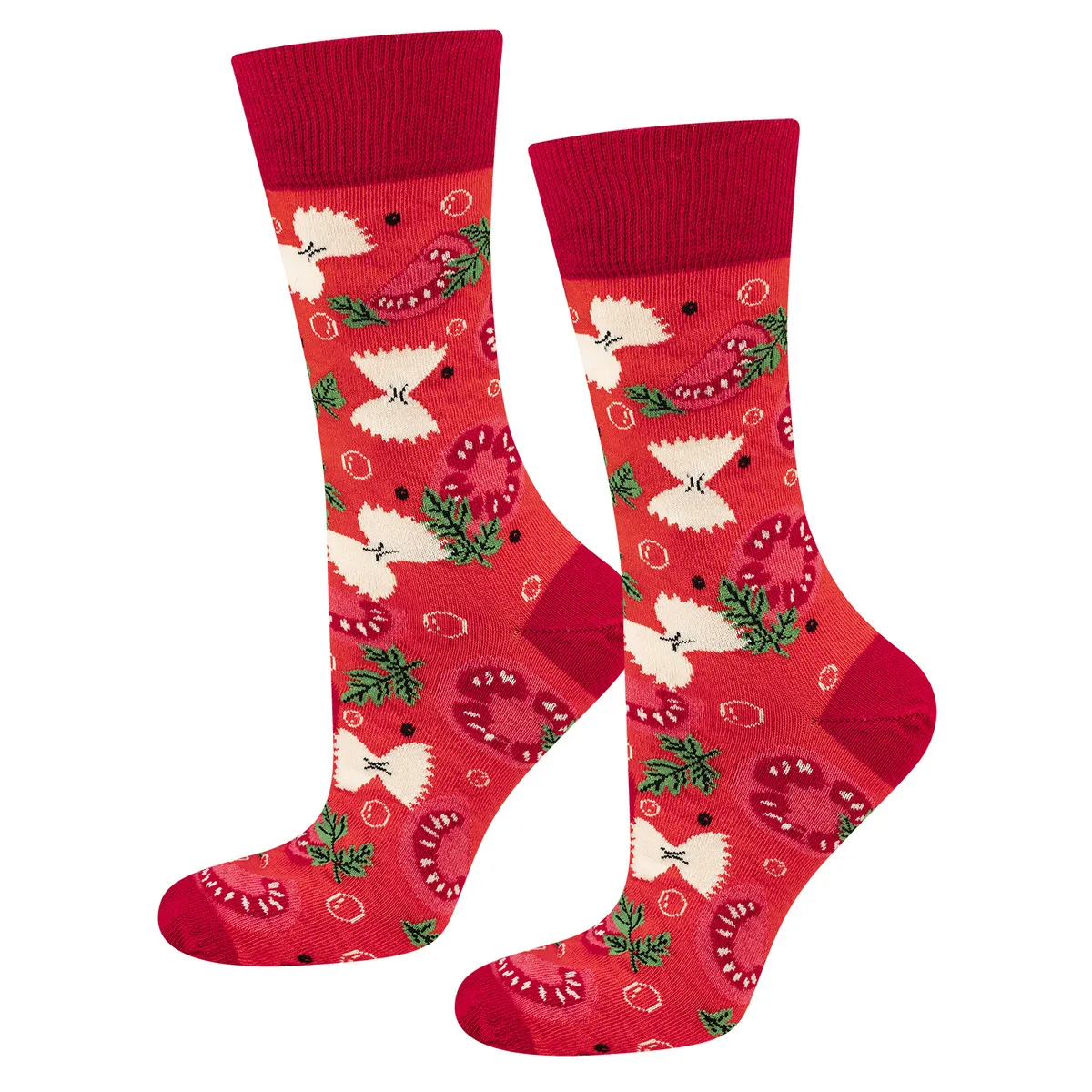 Men's socks | Women's canned tomato soup SOXO GOOD STUFF, colorful as a gift for him | for her solid color