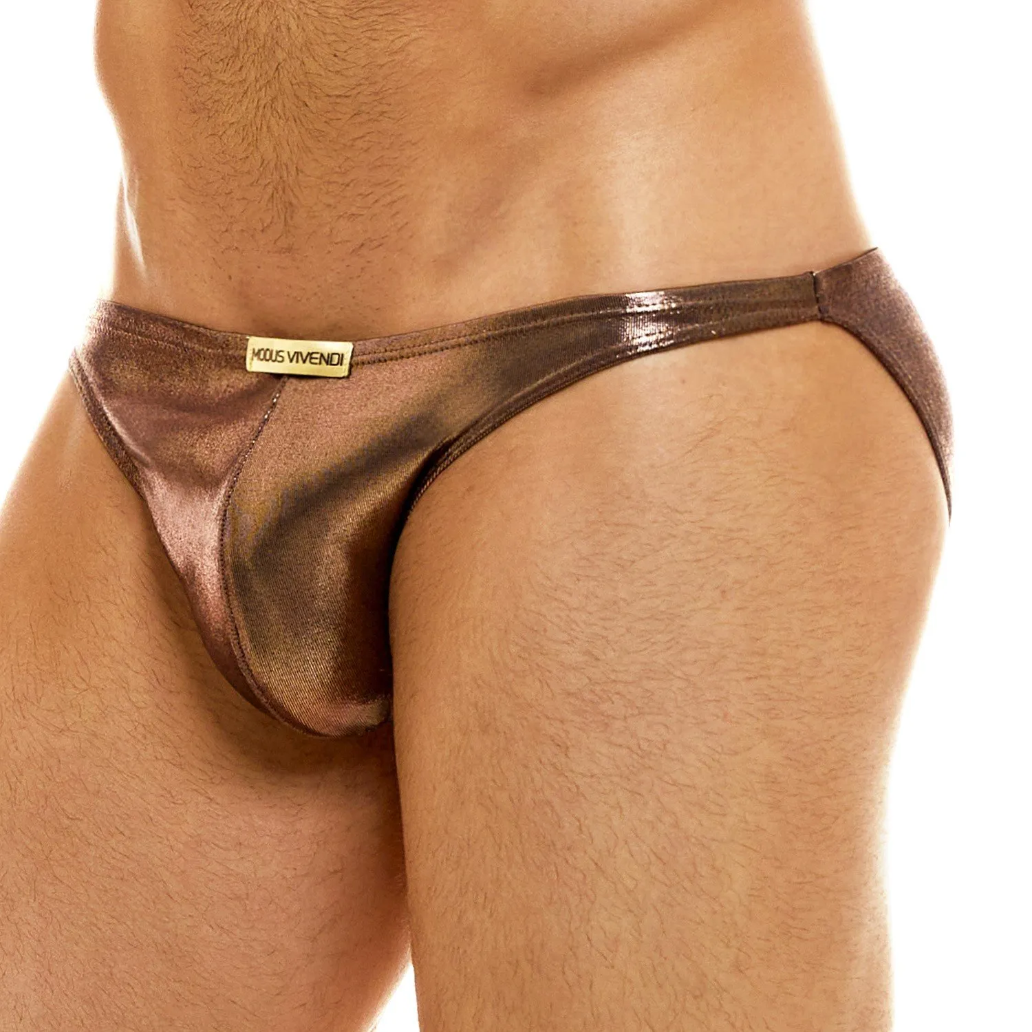 Mini slip King Cheetah - mono rose gold - Modus Vivendi: buy slip briefs online