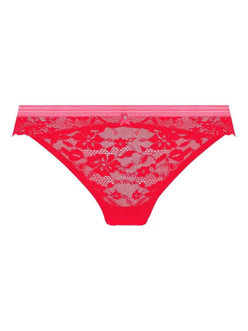 Modern Brazilian Lace String - Red