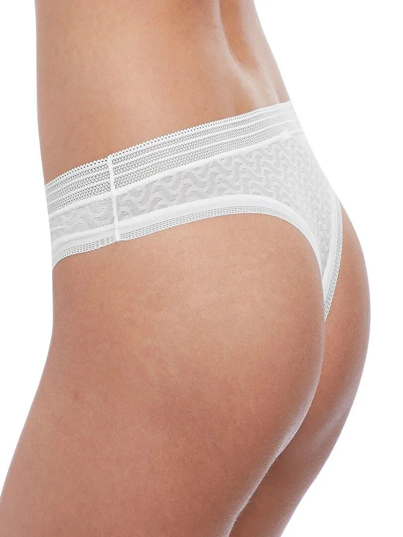 Modern Flat Lace String Aphrodite - White