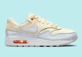 Nike Air Max 1 Pale Ivory Football Grey - Men's Running Shoes.