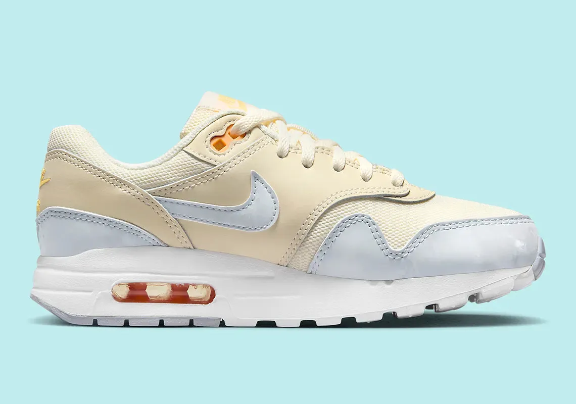 Nike Air Max 1 Pale Ivory Football Grey - Men's Running Shoes.