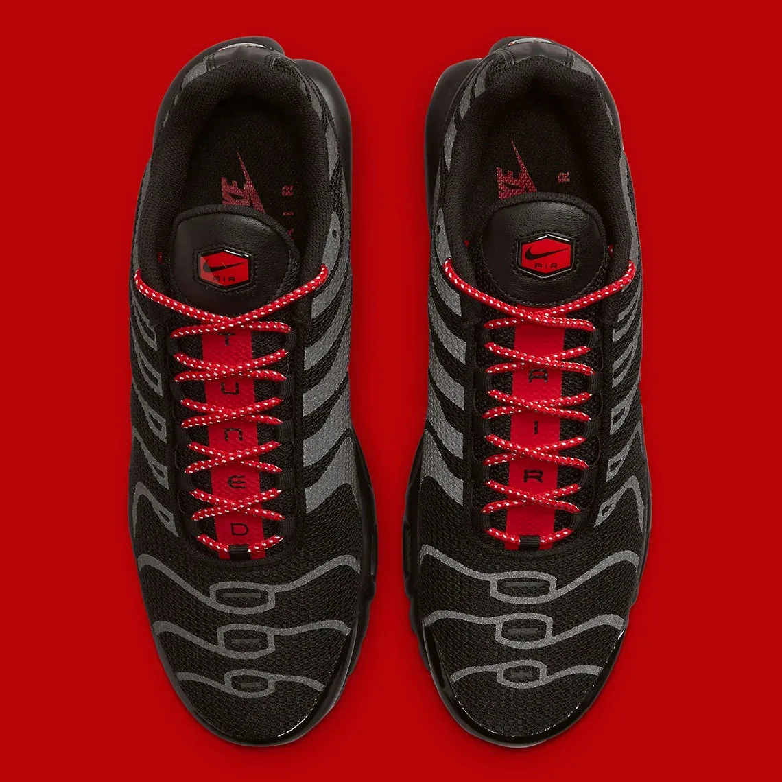 Nike Air Max Plus Black Red Reflective - Shop Now