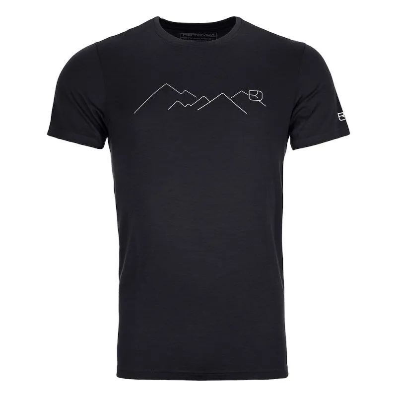 Ortovox 185 Merino Mountain TS - T-shirt homme laine mérinos | Hardloop