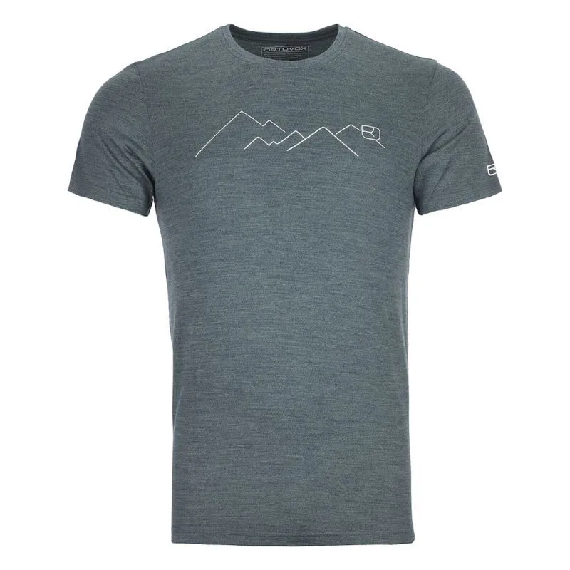 Ortovox 185 Merino Mountain TS - T-shirt homme laine mérinos | Hardloop