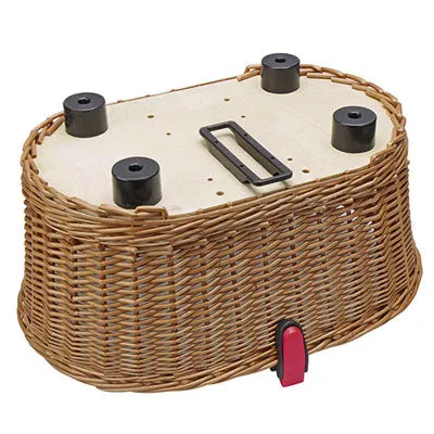 Bike basket for dogs on rear rack - GTA Doggy Plus Klickfix.