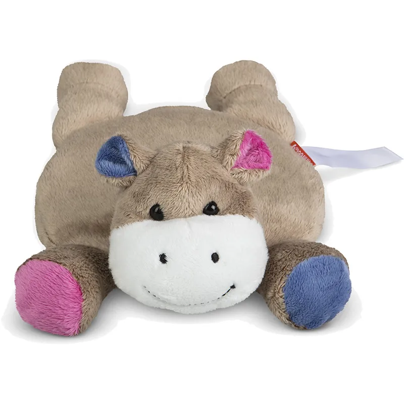 Peluche hippopotame
 multicolore 28 cm