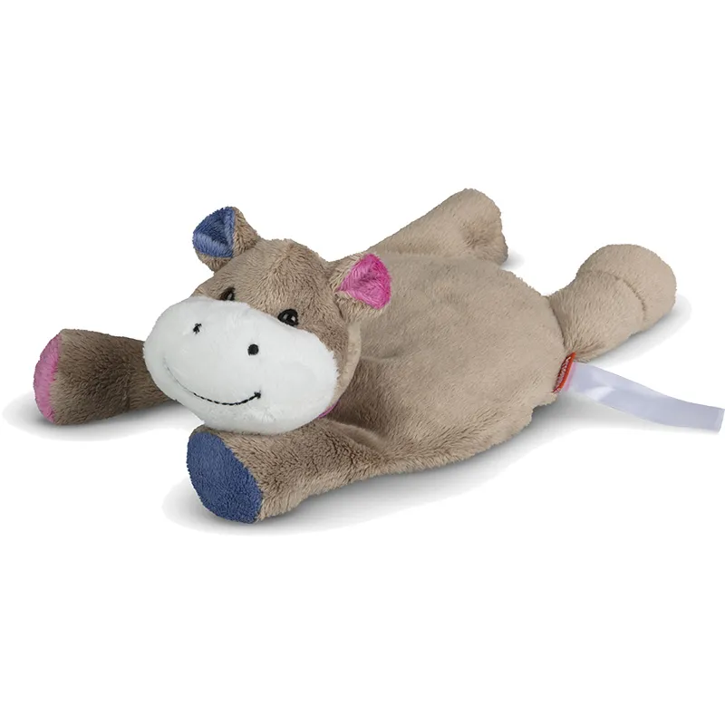 Peluche hippopotame
 multicolore 28 cm