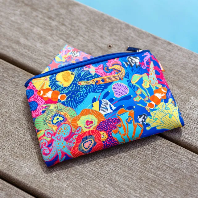 Neoprene pouch - Neo zip - Reef - Pylones