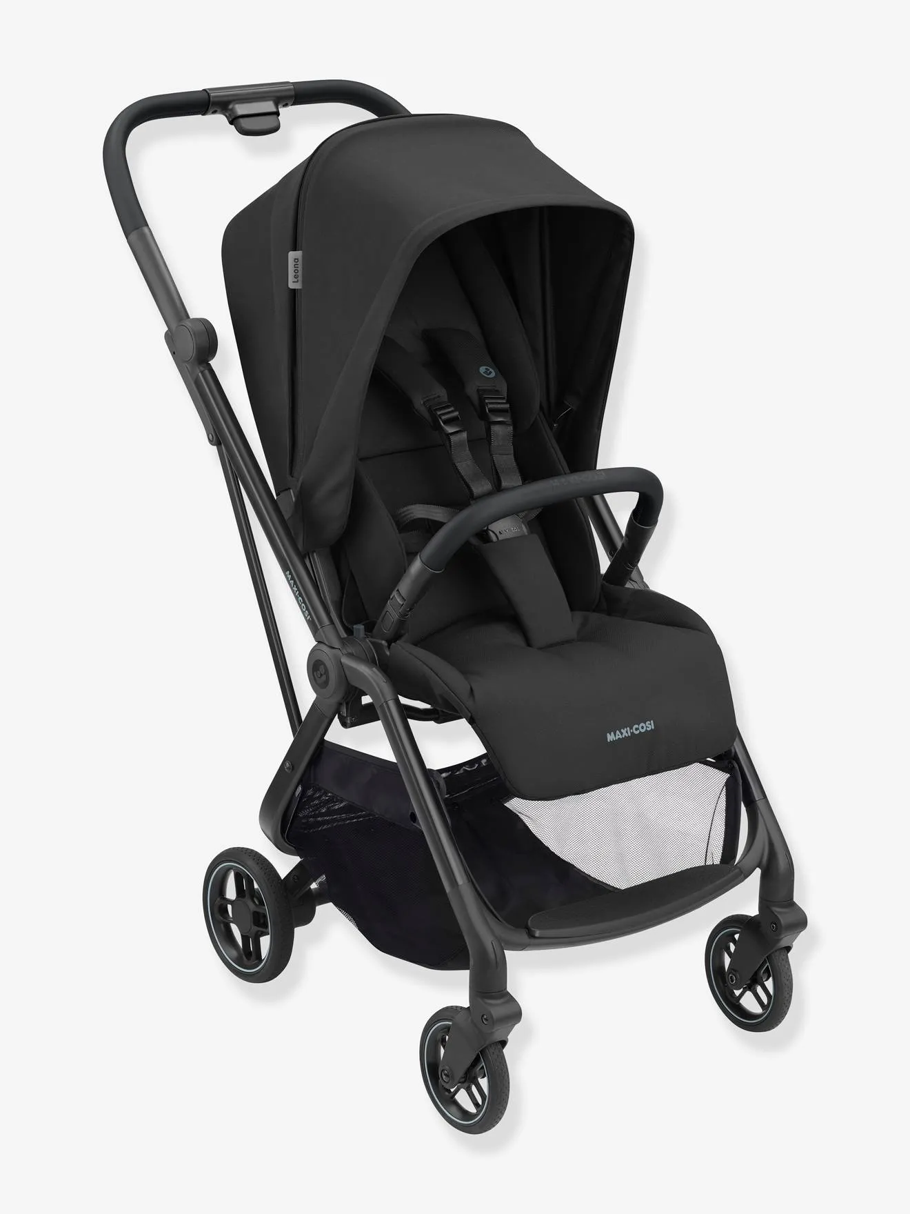 Maxi Cosi Léona Noir Stroller - Essential Black 