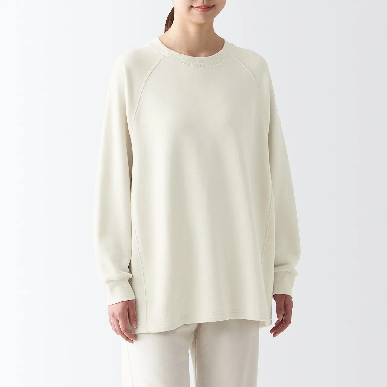 Cotton Blend Women's Oversized Pullover