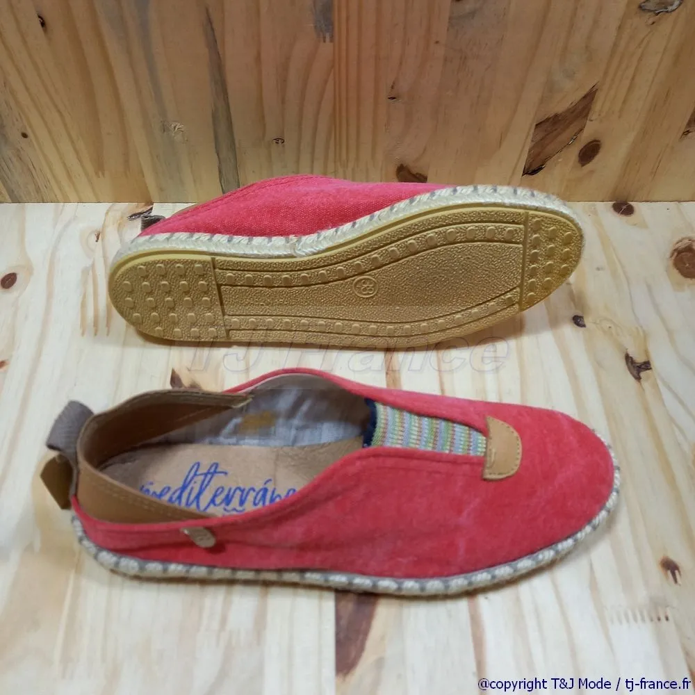 Relaxing canvas espadrille shoes for women - Mediterranean CM 923.