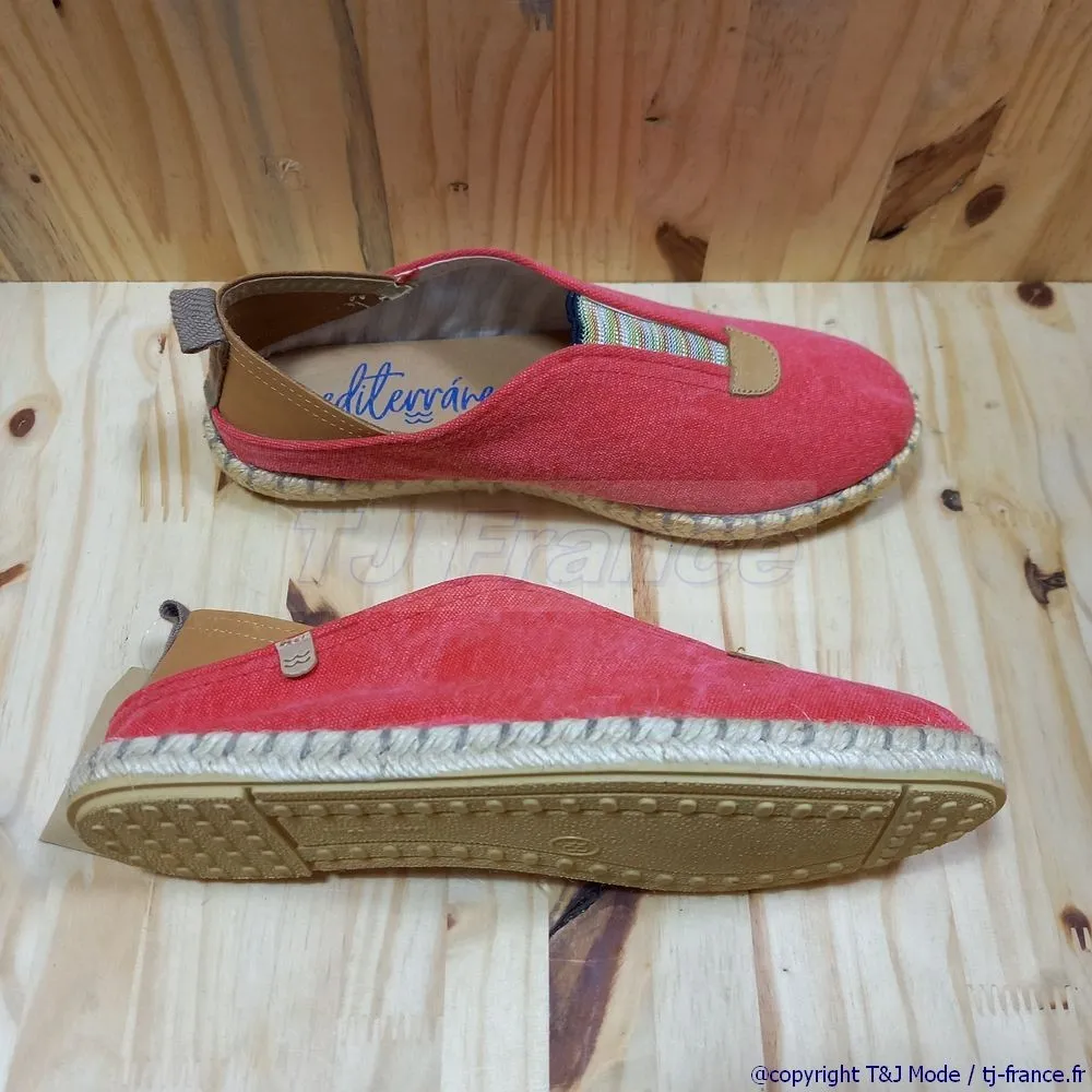 Relaxing canvas espadrille shoes for women - Mediterranean CM 923.