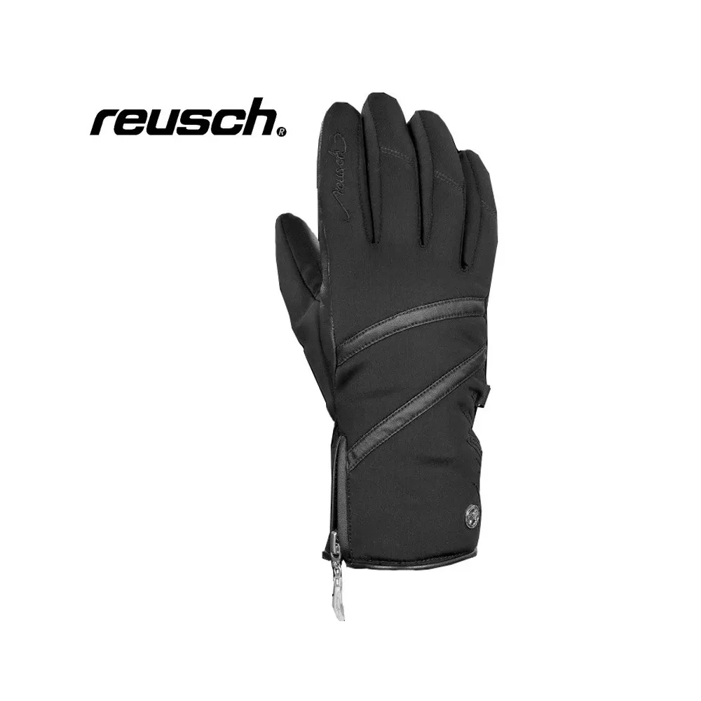 Reusch Lore Stormbloxx Black Women's Ski Gloves