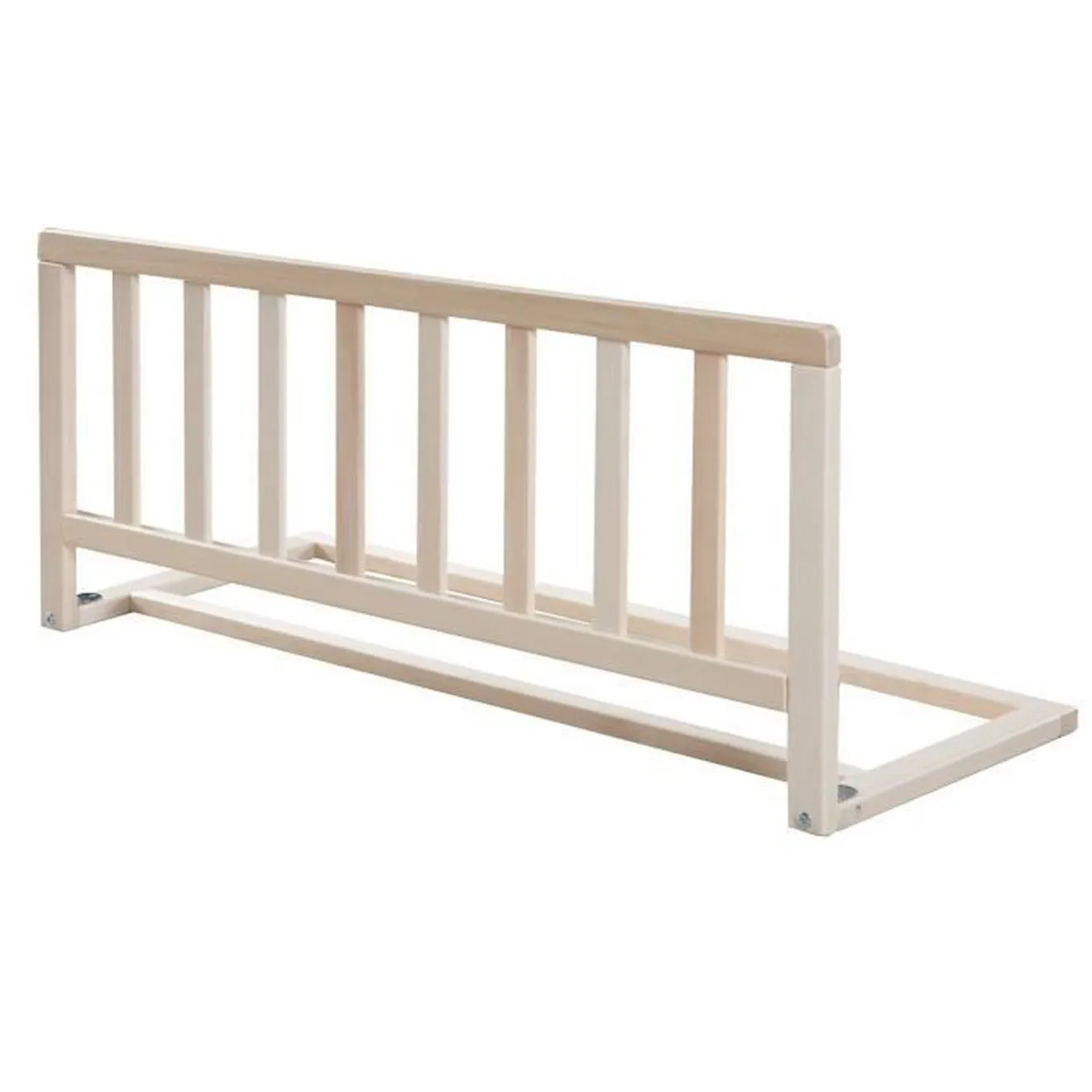 ROBA Bed Rail 90 cm - Safe Anti-Fall Protection for Babies and Children - 18 Months to 5 Years - Easy Assembly - Natural Wood