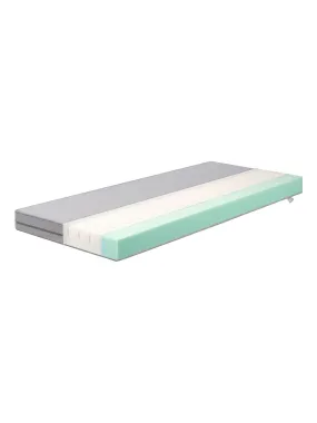 ROBA Matelas Bébé Climatisé et Déhoussable - "Safe Asleep®" Air Balance Premiummesh - Gris