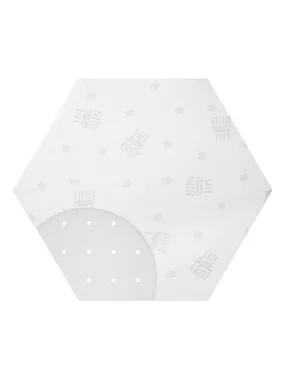 ROBA Matelas pour Parc Bébé Hexagonal - Housse Amovible - "Safe Asleep®" Air - Blanc