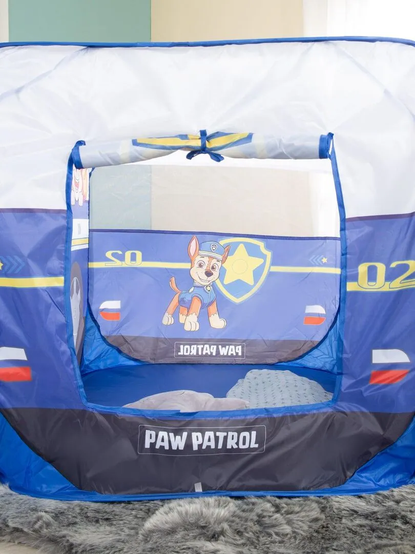 ROBA Tente de Jeu pour Enfant 'Paw Patrol' - Tente Pop Up en Forme de Voiture - Bleu - Blanc - N/A