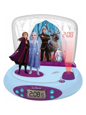 Frozen Princess Elsa and Anna 3D Projection Alarm Clock with Magical Sounds - N/A