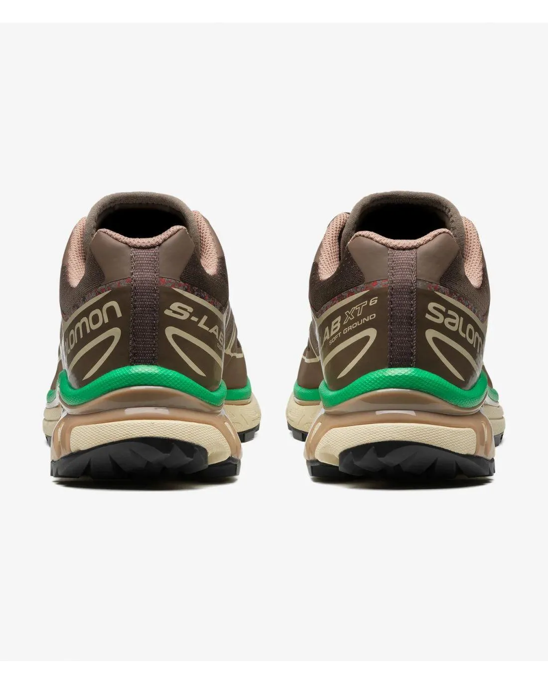 Salomon Sneakers XT-6 MINDFUL FALCON - ALMOND MILK - BRIGHT GREEN - Chez Maman Rouen