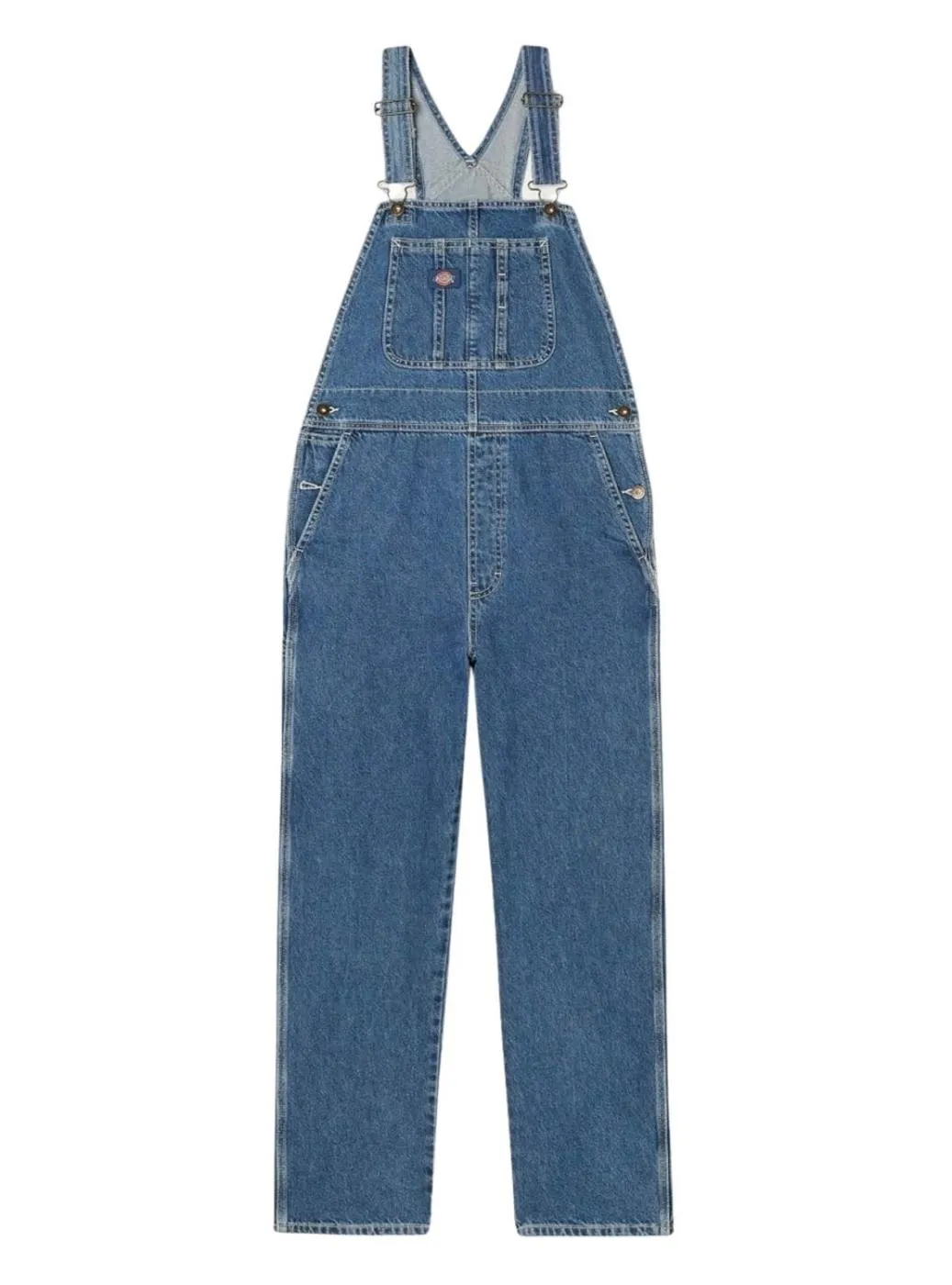 Denim Blue Dickies Classic Overalls for Women