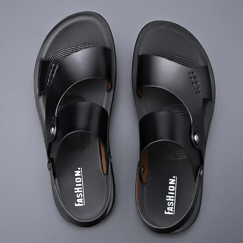 Men's Leather Outdoor Sandals - Zembla