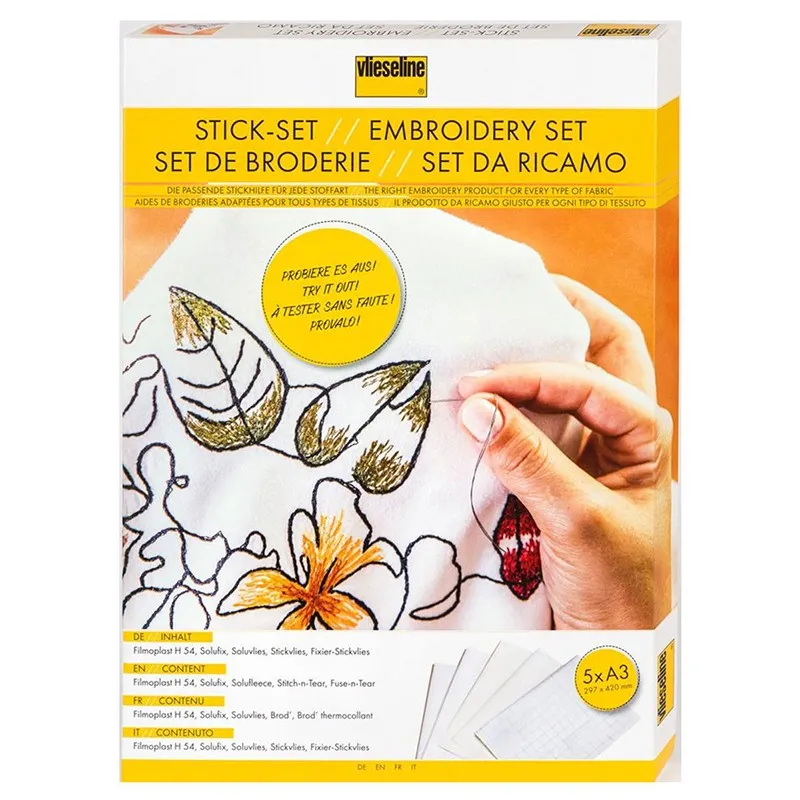 Set de broderie - Vlieseline