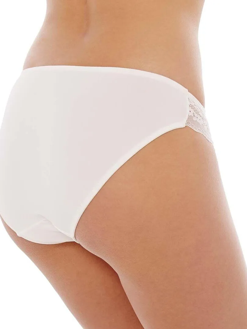 Slip pommé unique blanc