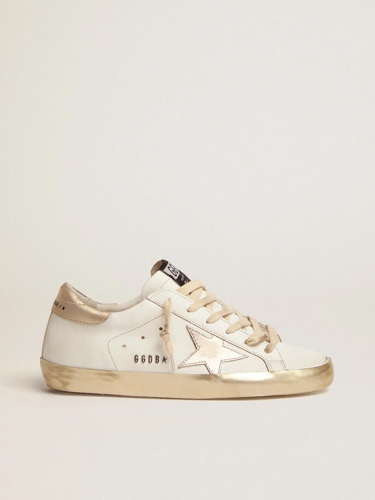 Women's Super-Star Sneakers with Golden Reinforcement Band | Golden Goose.