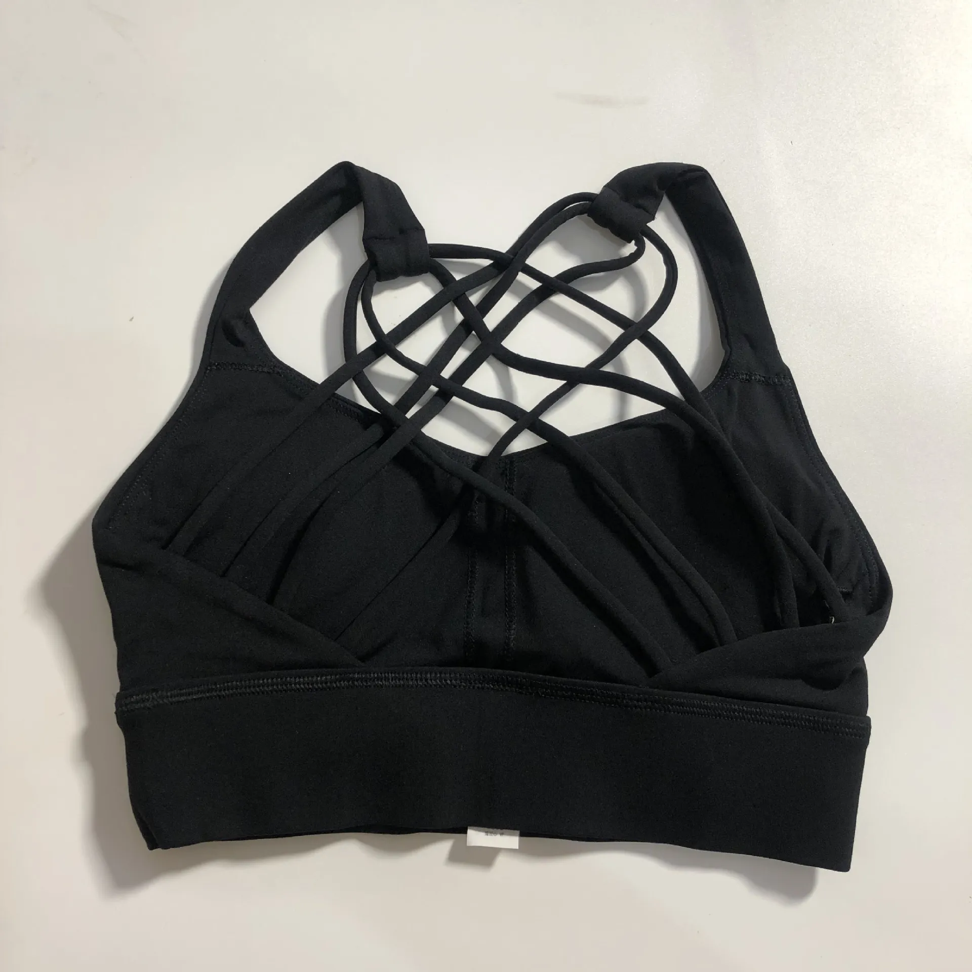 Sports Bra Women's Fitness Yoga Bra Cross Strap Cushioned Padded Bras on DHgate for €13.64.