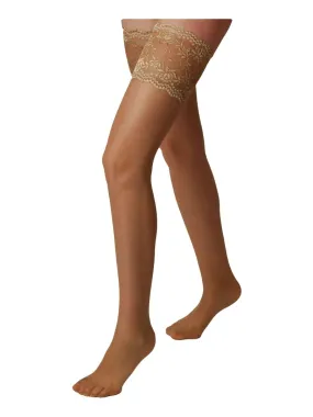 SuperB 20 denier silky matte sheer Stay Up stockings - Beige