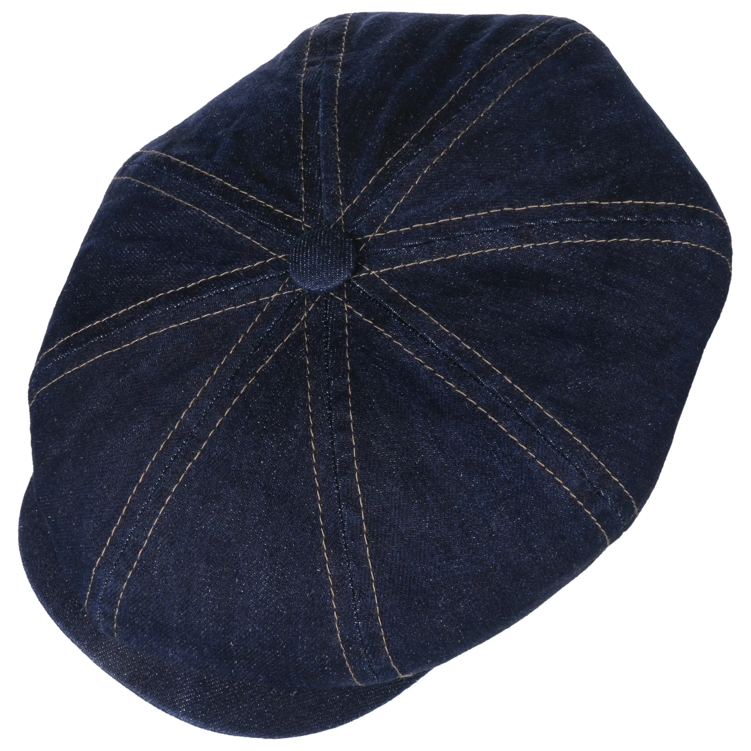 Sustainable Denim Hatteras Cap by Stetson - Shop Hats, Caps & Beanies Online ► Chapeaushop