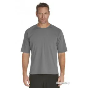 Short Sleeve Men's Swim T-Shirt - Gray Size 38 (S)