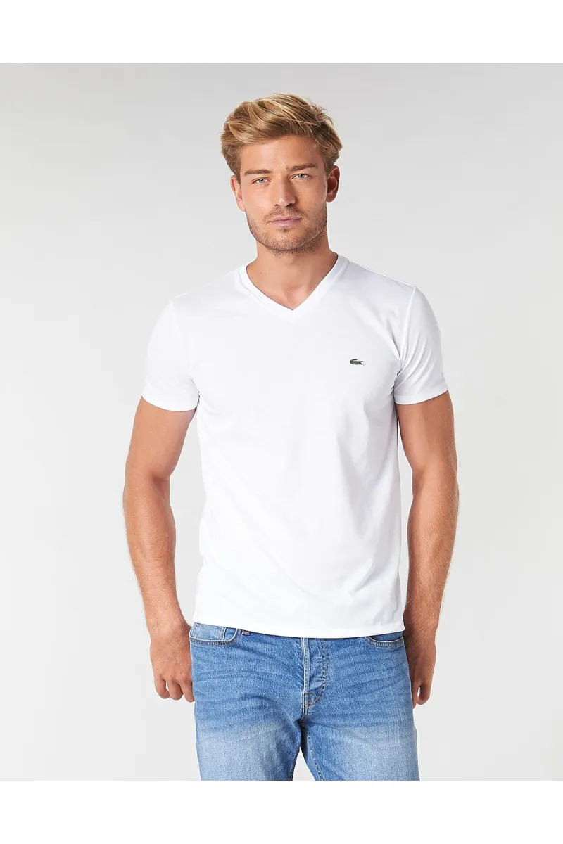 Lacoste Men's White T-shirt TH6710