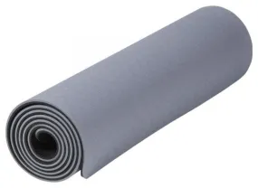 Yoga-Pilates Mat in TPE Material - Double-Sided Bicolor - 180cm x 60cm x 0.6cm - Color: GRAY