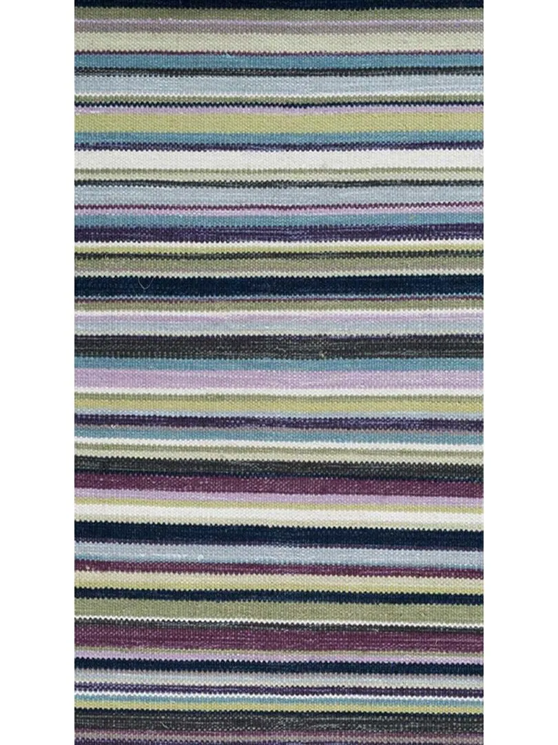 Tapis kilim tissé main en laine RAYEPLE Care&Fair - Violet