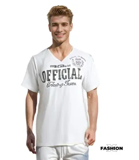 Men's Trendy V-Neck Casual T-Shirt