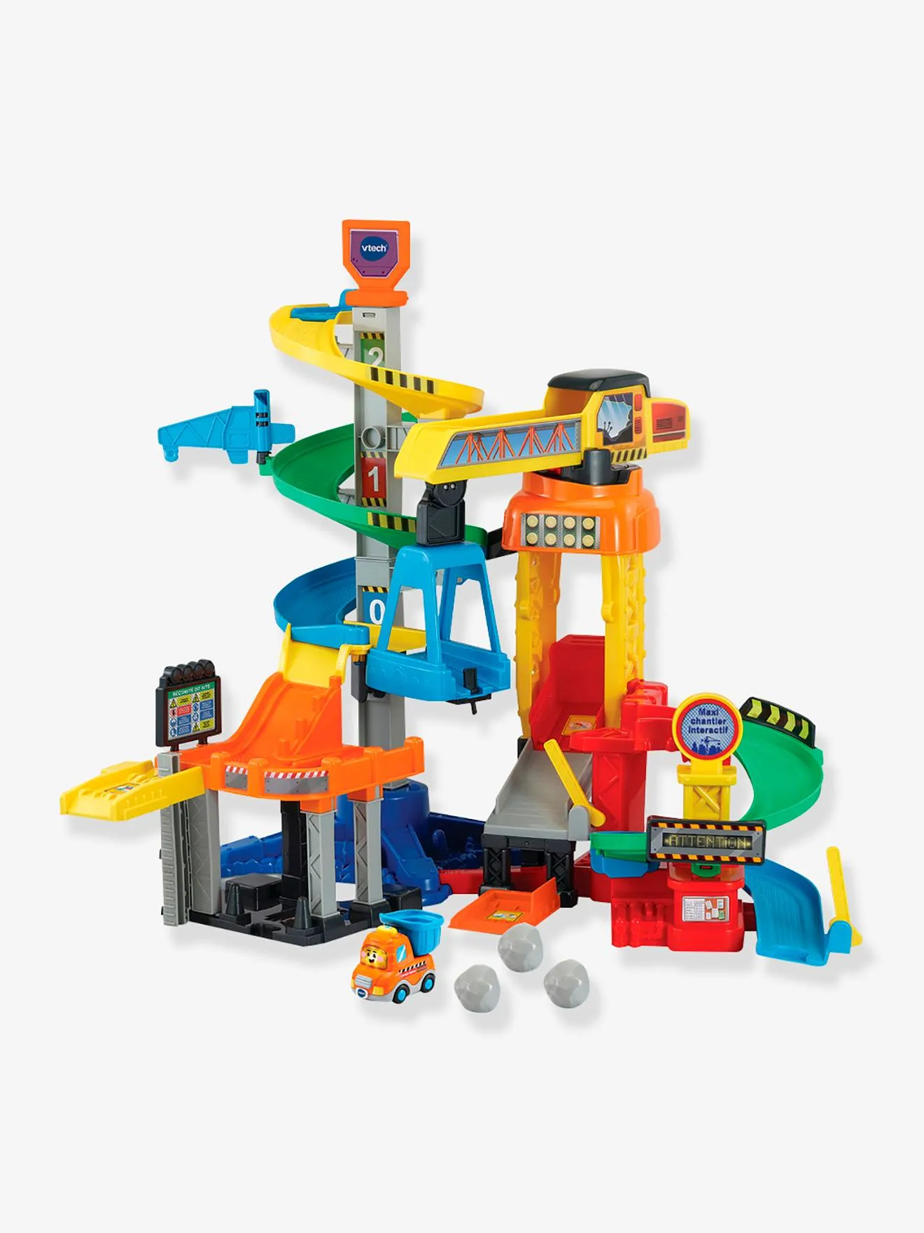 Vtech Tut Tut Bolides Maxi chantier interactif - Jouet éducatif multicolore