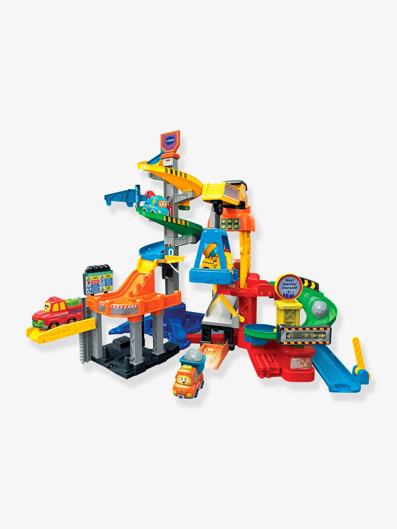 Vtech Tut Tut Bolides Maxi chantier interactif - Jouet éducatif multicolore