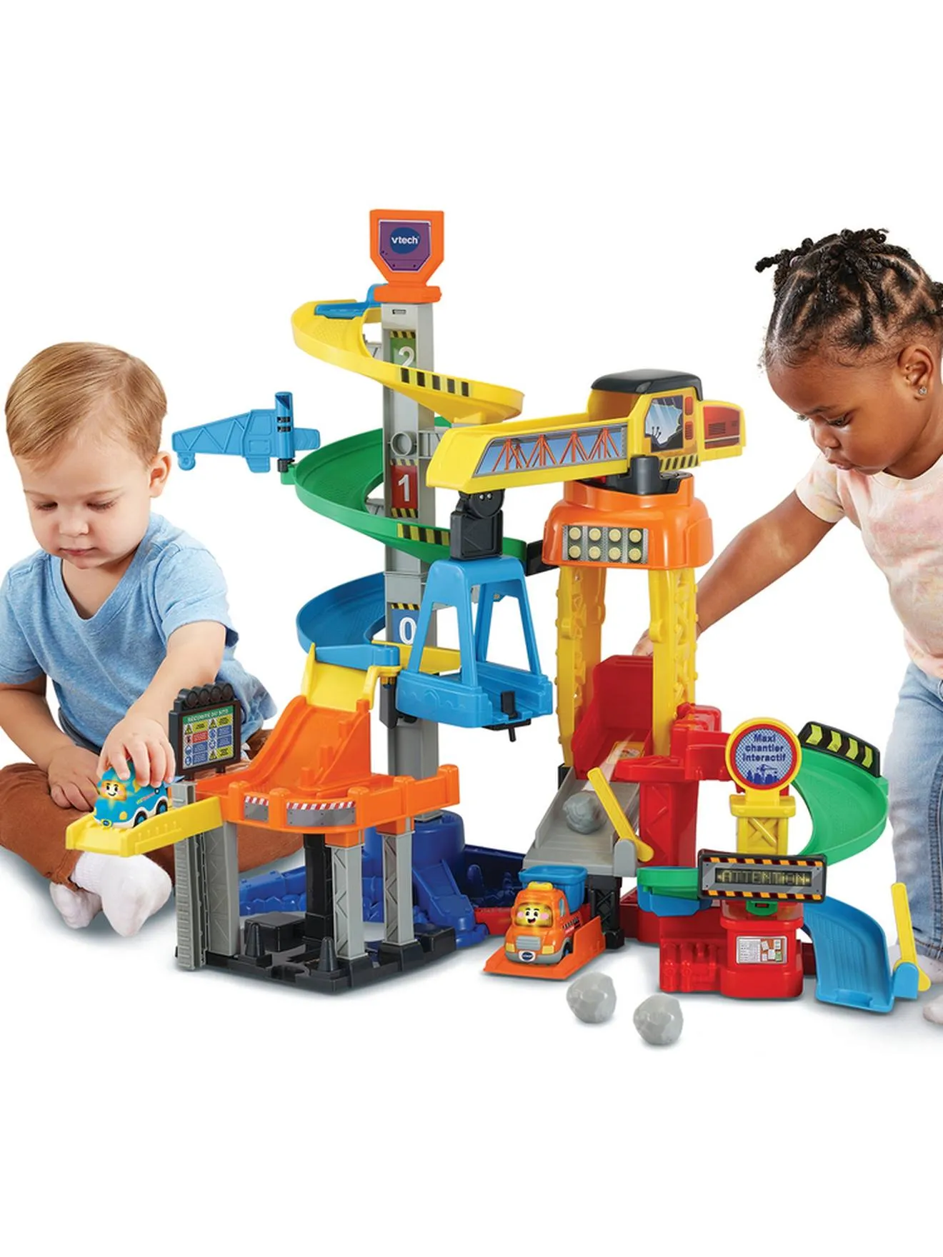 Vtech Tut Tut Bolides Maxi chantier interactif - Jouet éducatif multicolore