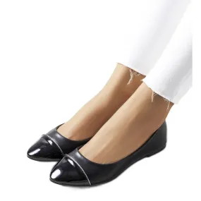 Varvio Black Women's Ballet Flats