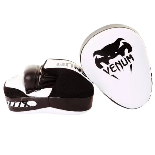 Venum Cellular Tech 2.0 Curved Martial Arts Focus Mitts - White/Black