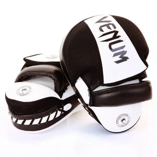 Venum Cellular Tech 2.0 Curved Martial Arts Focus Mitts - White/Black