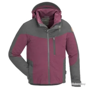 Veste Rando Bordeaux pour Enfants Hybride Finnveden Pinewood - 16A