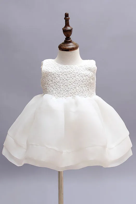 Vintage lace girl's baptism gown