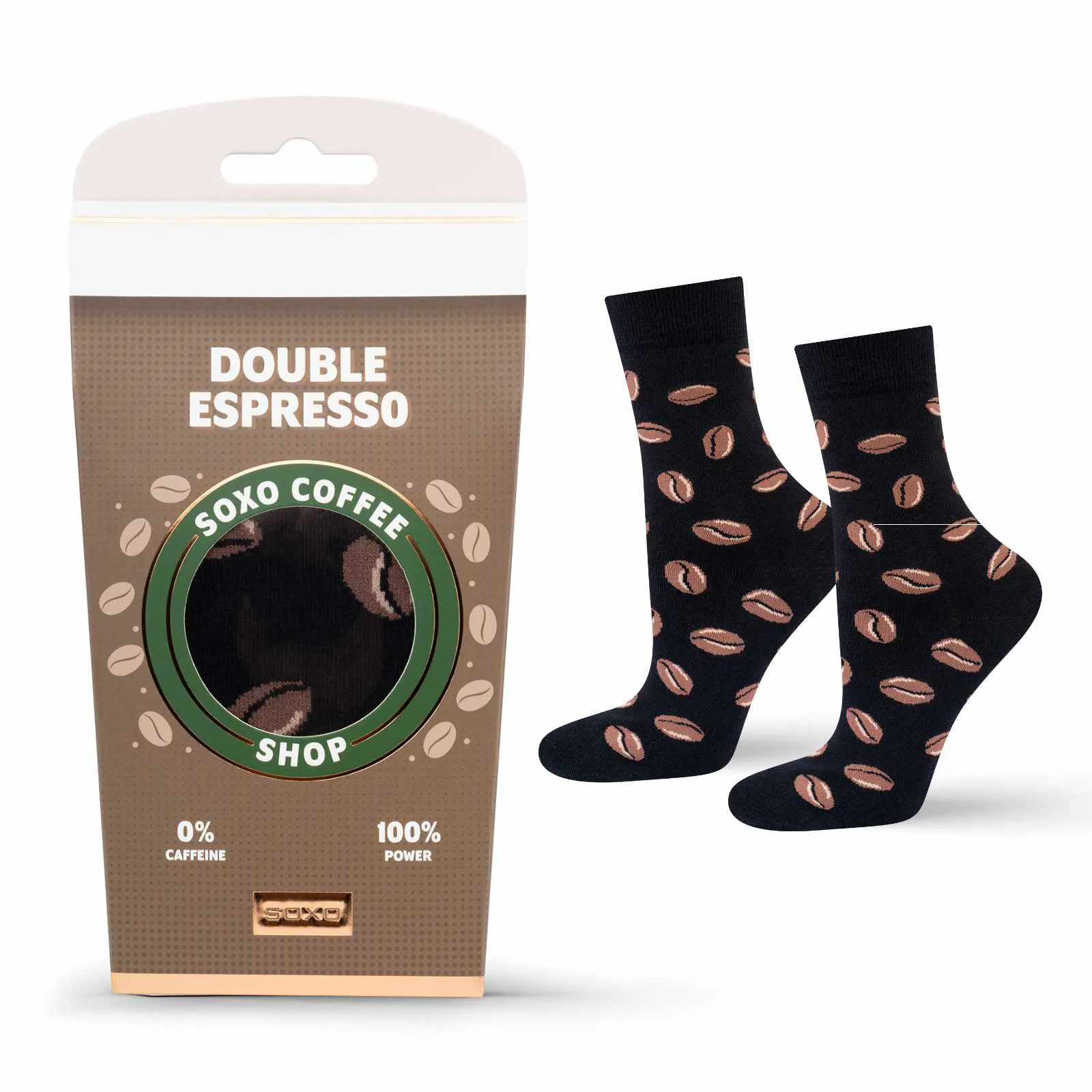 Women's Soxo Espresso Socks